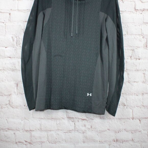 Under Armour Mens Size XL HeatGear Hoodie Fitted Long Sleeve Performance Top - Picture 3 of 8